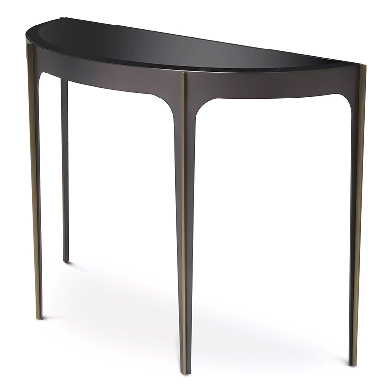 Консоль Eichholtz Console Table Artemisa Bronze Бронза Черный в Ульяновске | Loft Concept 