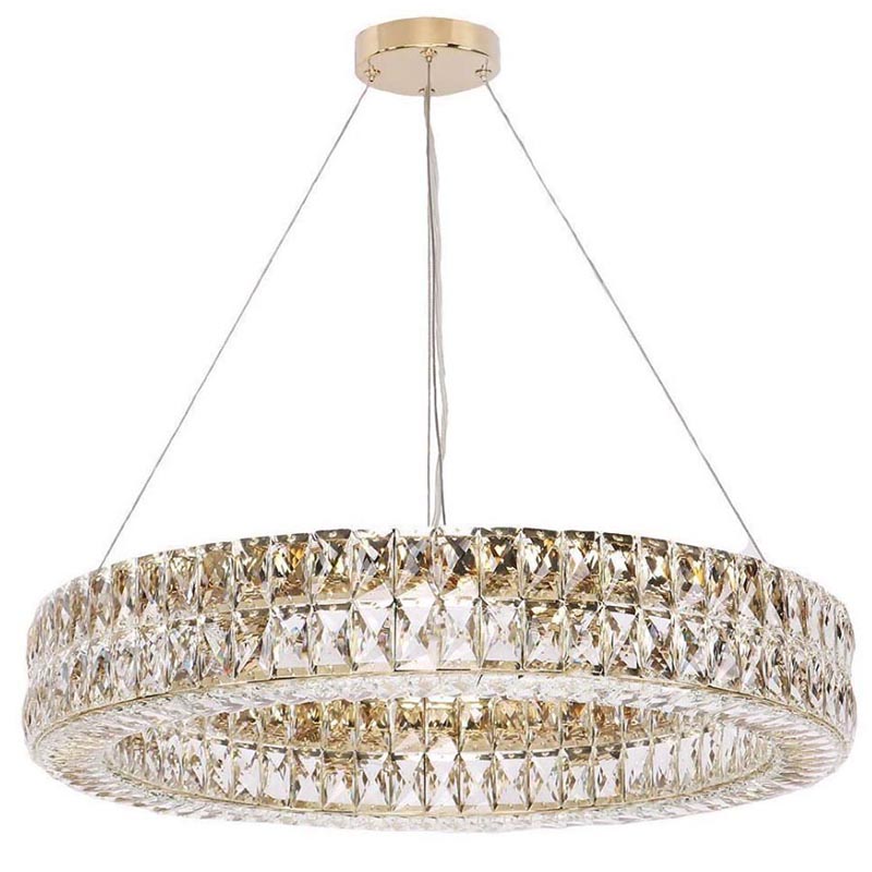 Люстра Crystal Regena Gold Chandelier 10 Золотой Прозрачный (Transparent) в Ульяновске | Loft Concept 