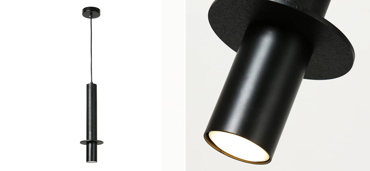 Подвесной светильник из вулканической породы Shaw Marble - фото