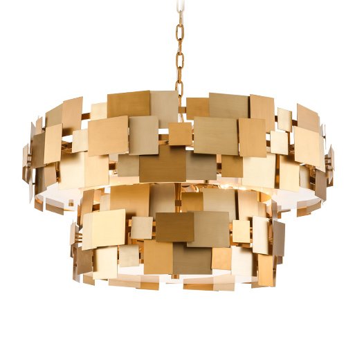 Люстра Gold Plate Chandelier 8  в Ульяновске | Loft Concept 