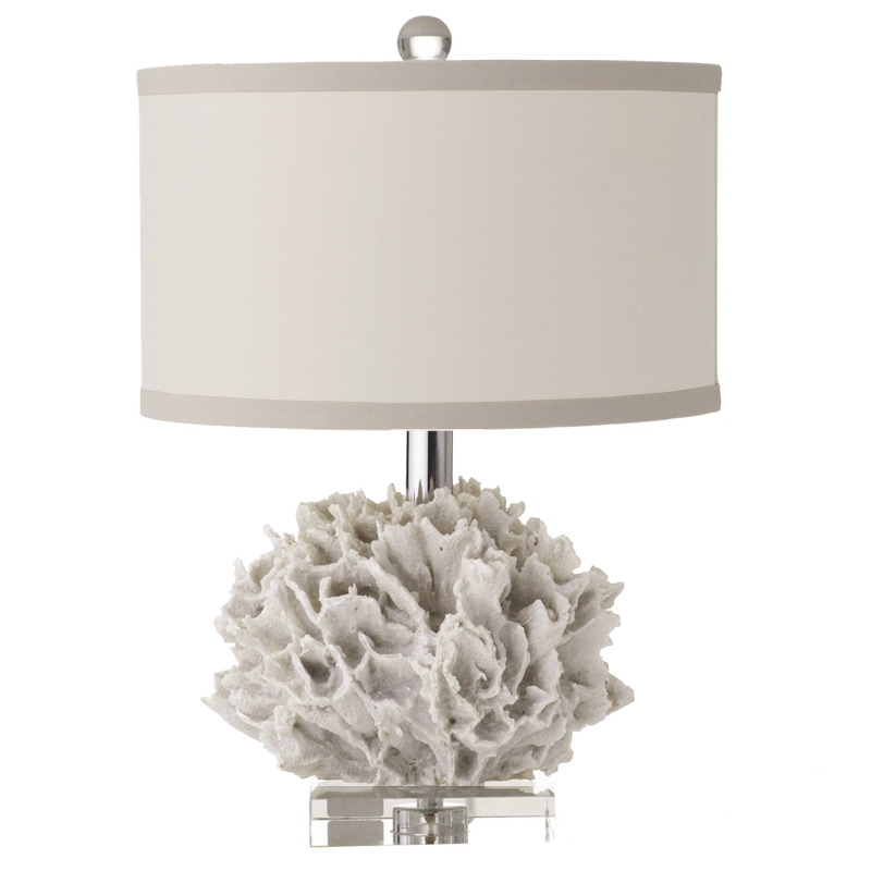 Настольная лампа Yvette Coral Table lamp Белый ivory ( слоновая кость ) в Ульяновске | Loft Concept 