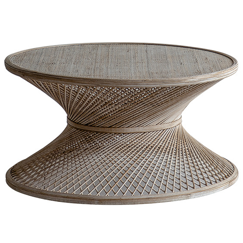 Кофейный стол Zaire Wicker Coffee Table Light Древесина в Ульяновске | Loft Concept 