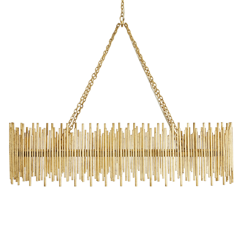 Люстра Arteriors PRESCOTT OVAL CHANDELIER Золотой в Ульяновске | Loft Concept 