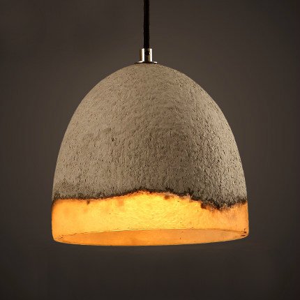 Подвесной светильник Art Concrete Pendant №9 Серый в Ульяновске | Loft Concept 