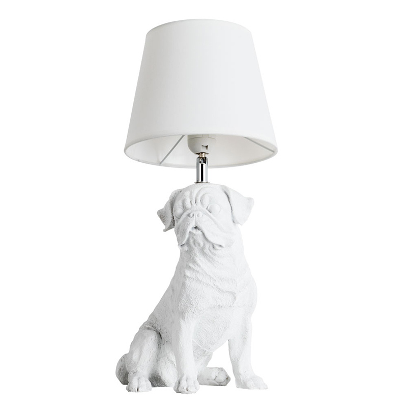 Настольная лампа White Bulldog Table Lamp Белый в Ульяновске | Loft Concept 