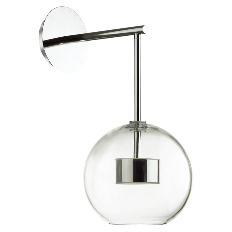 Бра Transparent Bubble Sconce chromium Прозрачный Хром в Ульяновске | Loft Concept 