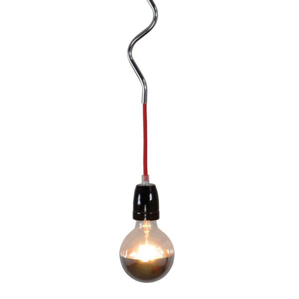 Подвесной светильник Spinner Bulb Black Chrome Черный в Ульяновске | Loft Concept 