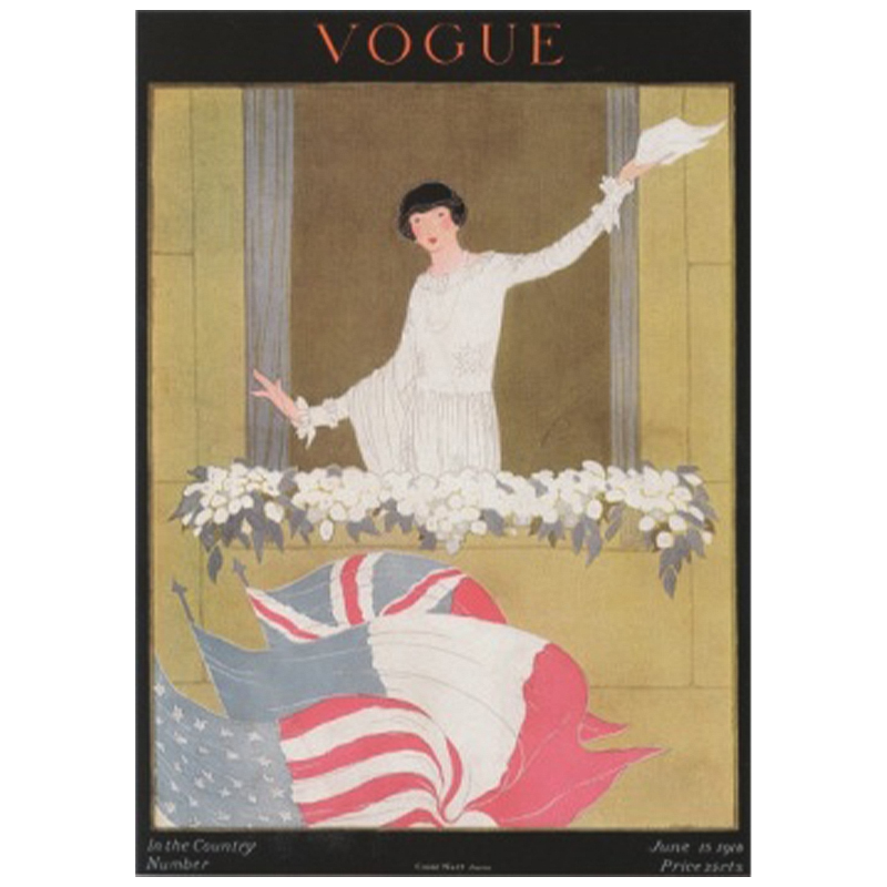 Постер Vogue Cover 1918 June  в Ульяновске | Loft Concept 