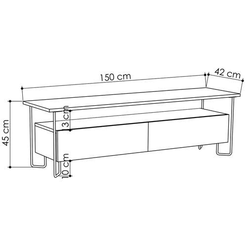 ТВ-тумба Lee Beige TV Stand в Ульяновске