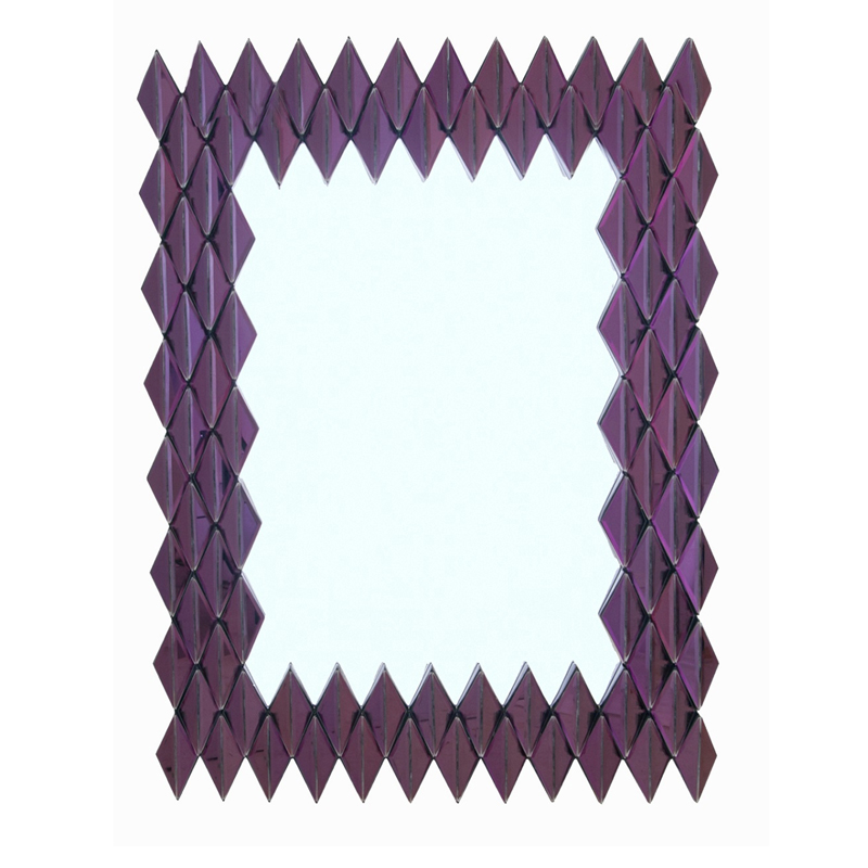 Зеркало Purple Rhombuses Mirror Фиолетовый в Ульяновске | Loft Concept 