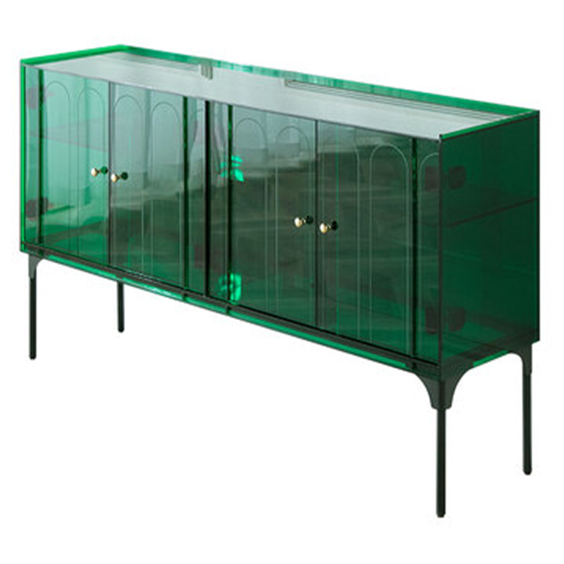 Зеленый комод из акрила Green Acrylic Furniture Chest of Drawers Зеленый в Ульяновске | Loft Concept 