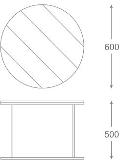 Стол Loft Wooden Round в Ульяновске