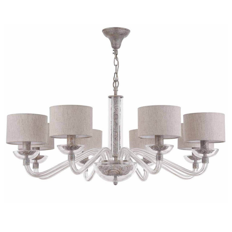 Люстра Sabella Light Chandelier 8 lamp Серый в Ульяновске | Loft Concept 