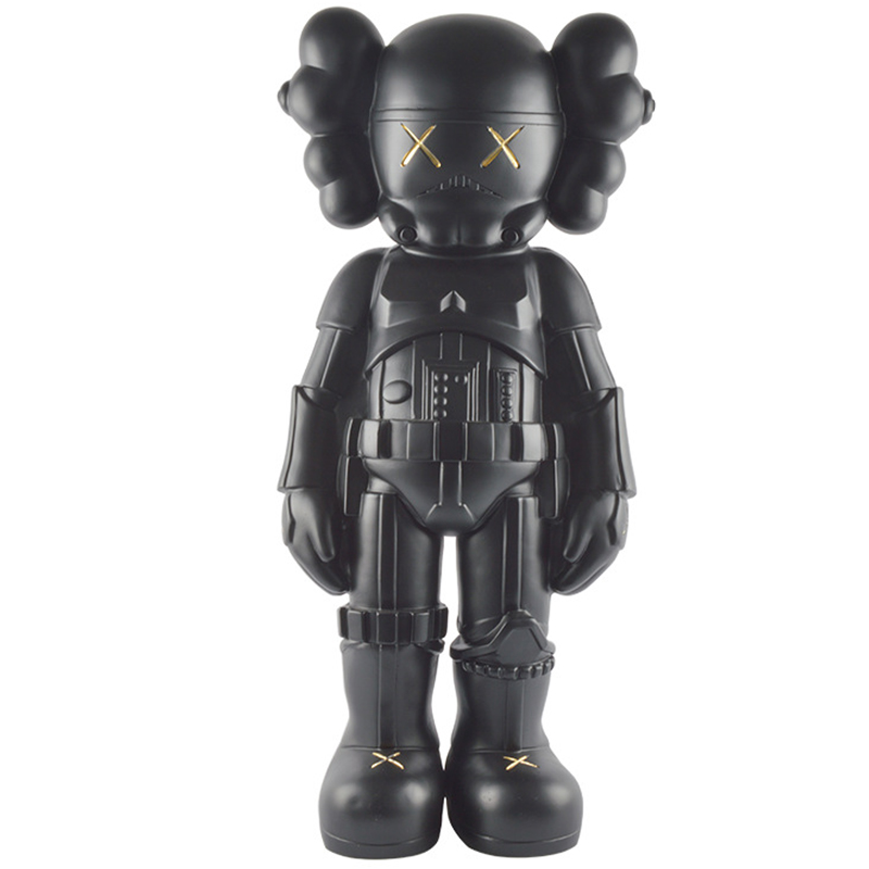 Статуэтка KAWS Black Soldier Gold X Черный Золотой в Ульяновске | Loft Concept 