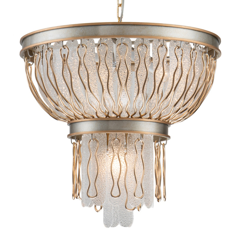 Люстра Abel Chandelier 55 Золотой Серебряный Прозрачный в Ульяновске | Loft Concept 