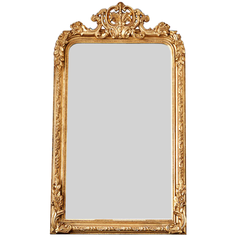 Зеркало Aged Gold Mirror Винтажное Светлое Золото Античное зеркальное стекло в Ульяновске | Loft Concept 