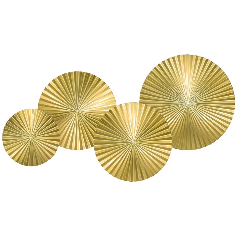 Арт-объект Apollo Gold Wall Plaque Disc 4 Золотой в Ульяновске | Loft Concept 