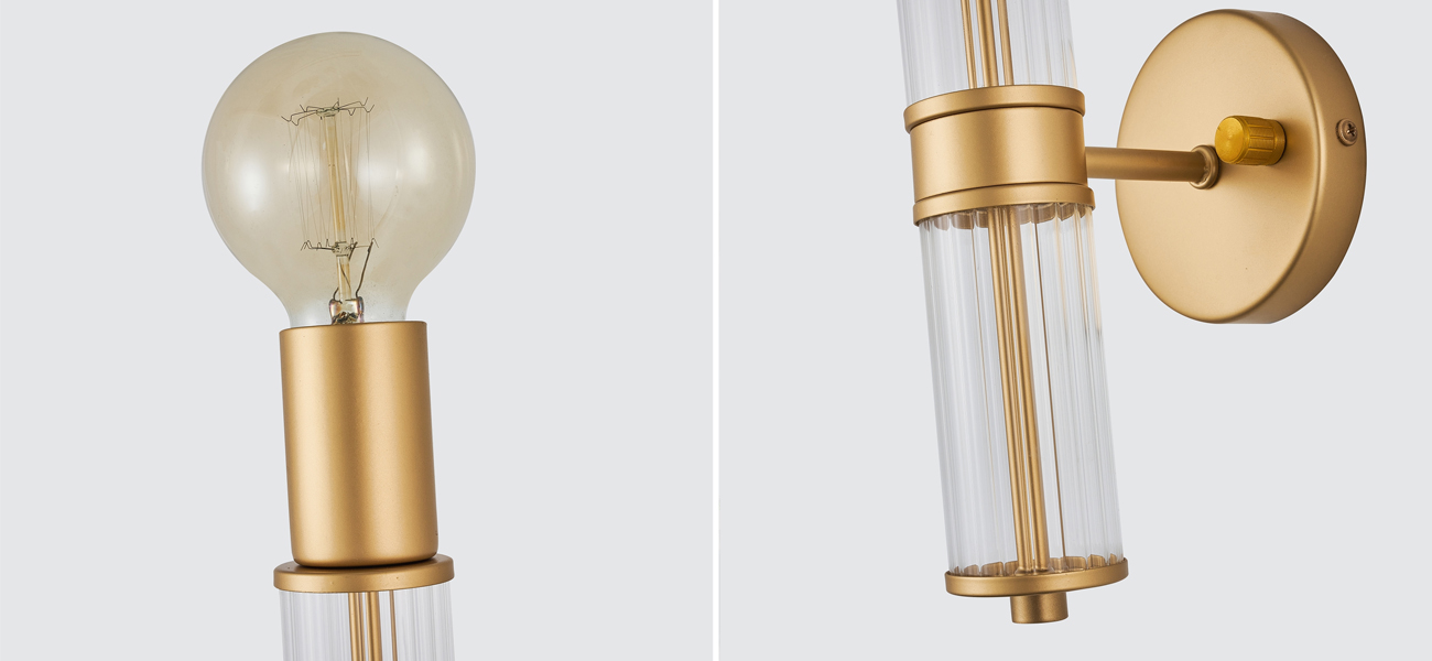 Бра цвета золота Industrial - фото №1