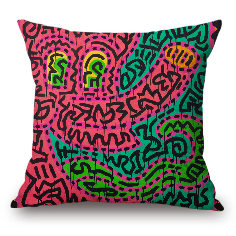 Подушка Keith Haring 15 Мульти в Ульяновске | Loft Concept 