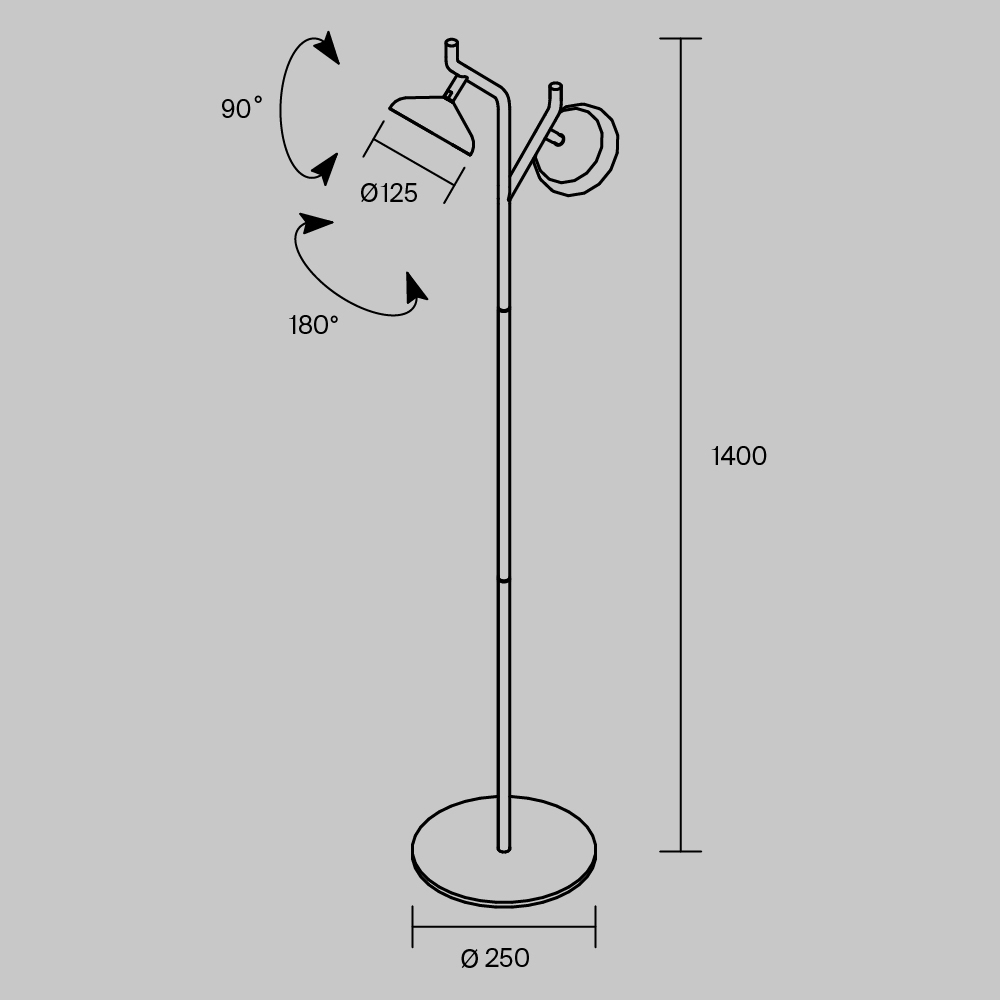 Напольный светильник Combo 3000-6000К 20Вт в Ульяновске