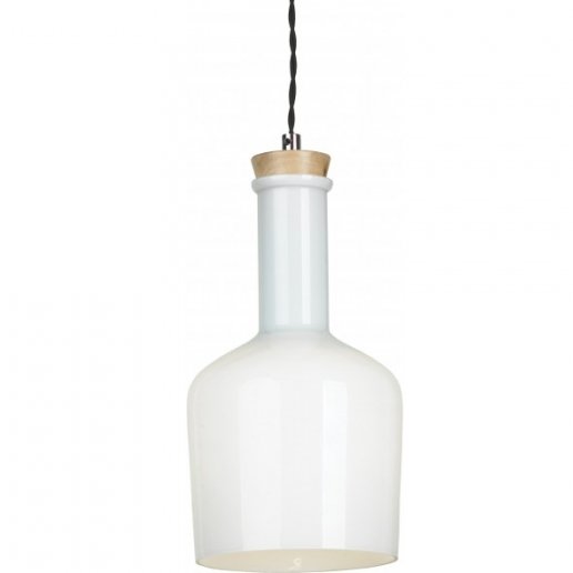 Подвесной светильник Glass Bottle Light 2 Белый в Ульяновске | Loft Concept 