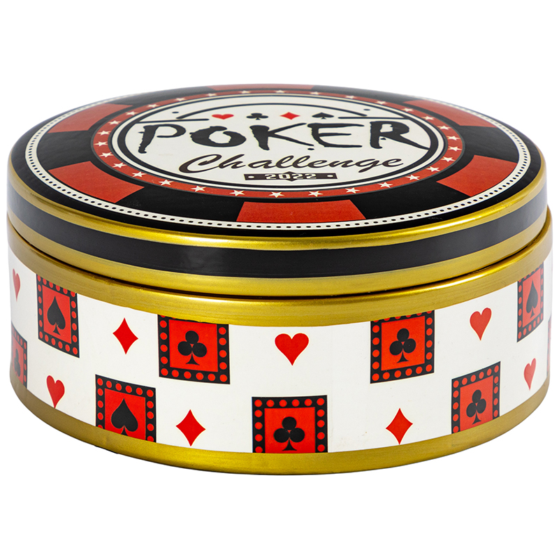 Шкатулка Poker Collection Box Золотой Белый Черный Красный в Ульяновске | Loft Concept 