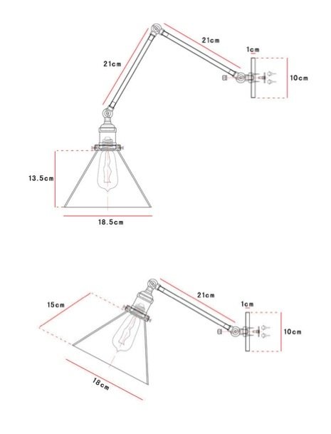 Бра Gloce Cone Shade Loft Industrial Glass в Ульяновске