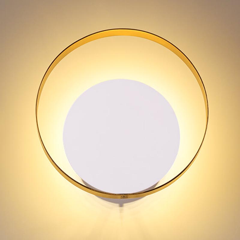 Бра Globo Ocular Sconce Circle White Золотой Белый в Ульяновске | Loft Concept 