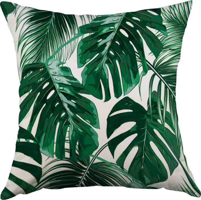 Декоративная подушка Tropics #5 Зеленый Декоративная подушка Tropics #5 Зеленый в Ульяновске | Loft Concept