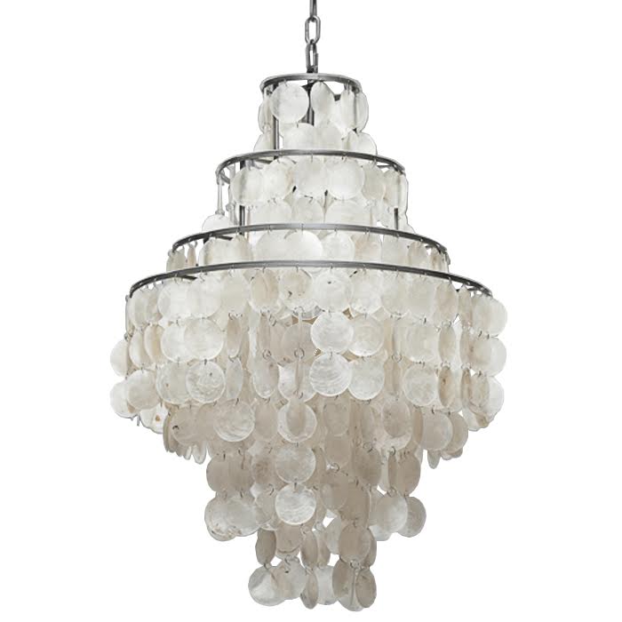 Люстра SHELL Chandelier 50 Белый в Ульяновске | Loft Concept 