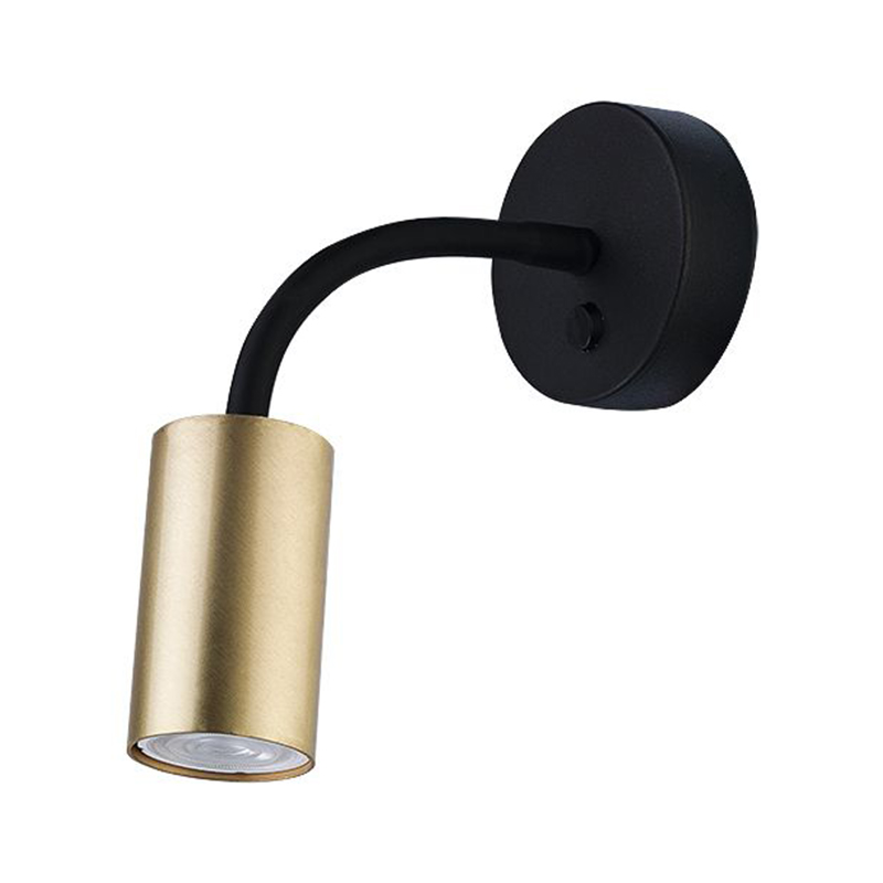 Бра Noor Spot Wall Lamp brass Латунь Черный в Ульяновске | Loft Concept 