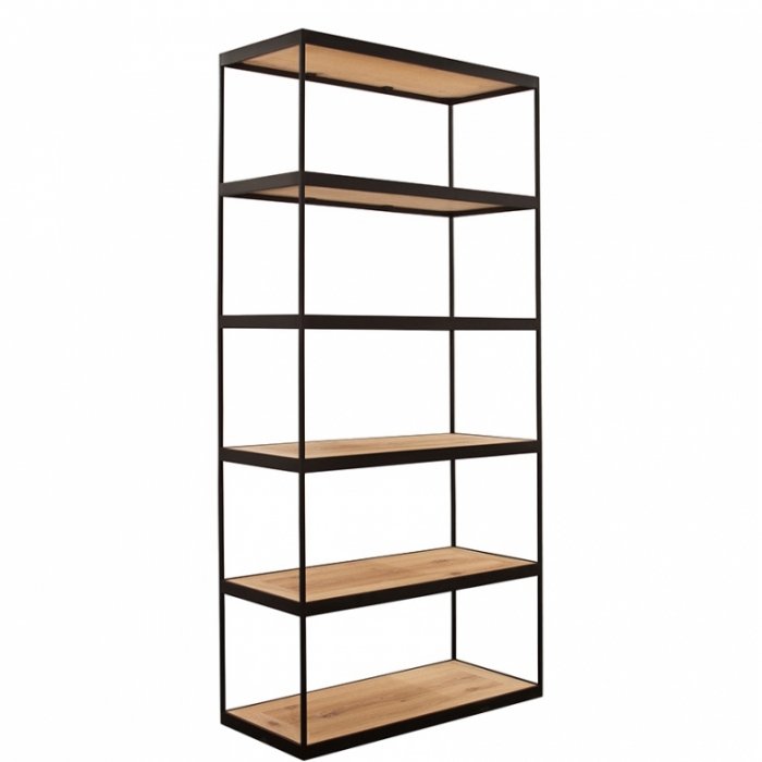 Стеллаж Industrial Oak Shelving Unit  в Ульяновске | Loft Concept 