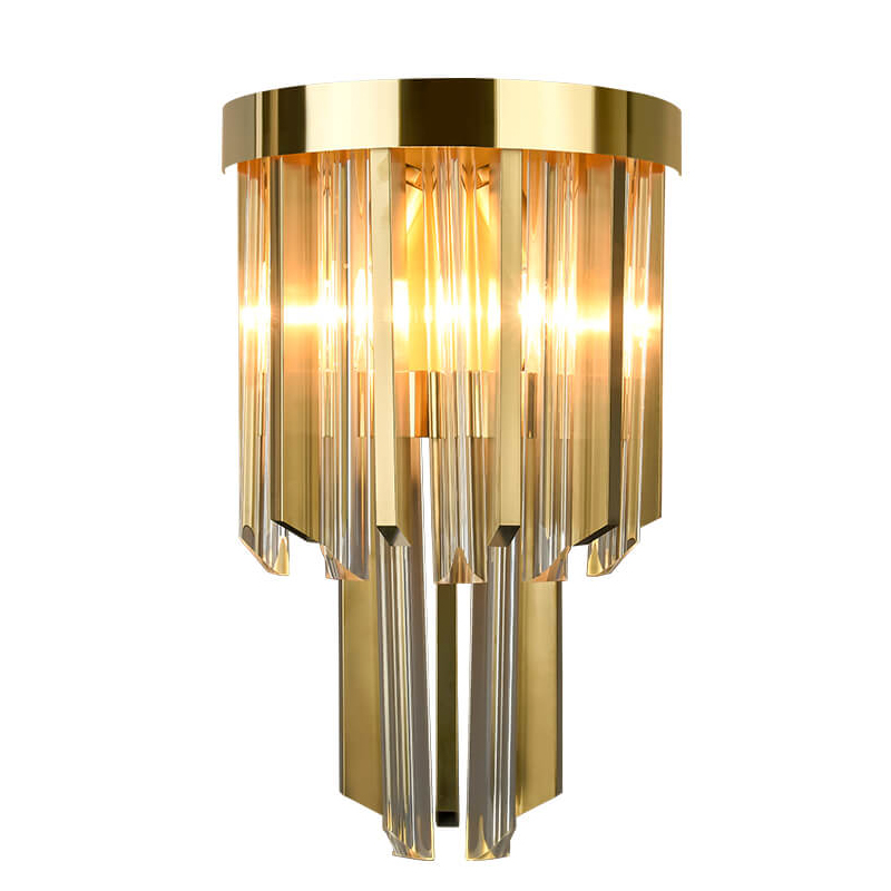 Бра Zacaria Sconce Золотой Прозрачный (Transparent) в Ульяновске | Loft Concept 