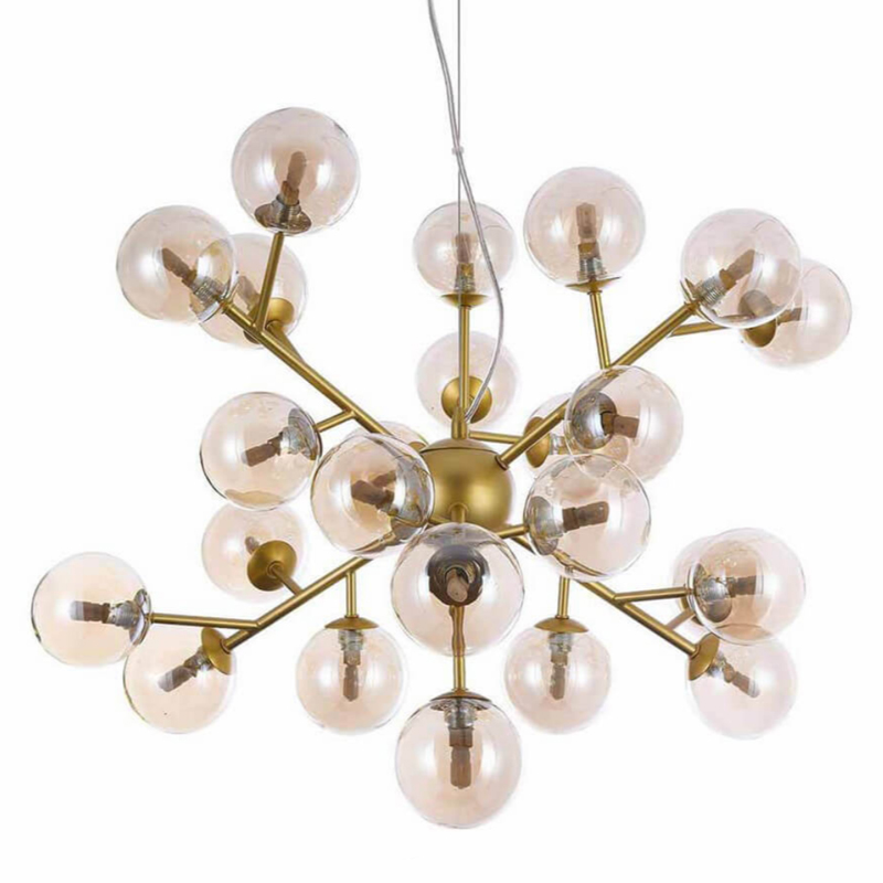 Люстра Berries Chandelier Amber 65 матовое золото Янтарь (Amber) в Ульяновске | Loft Concept 