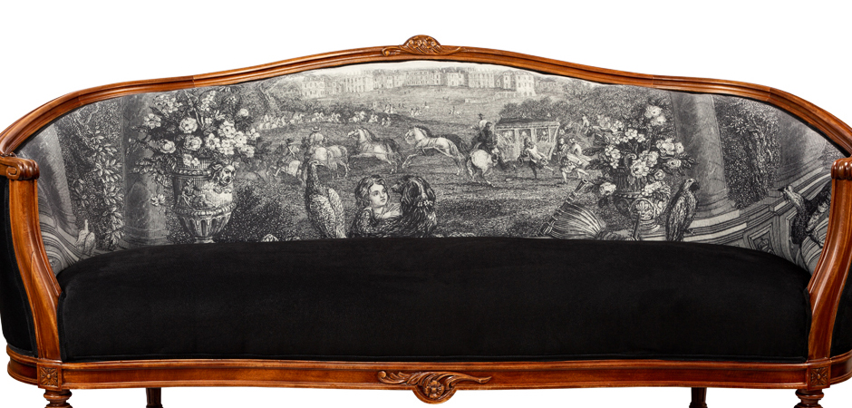 Диван Black and White Versailles Sofa - фото №2