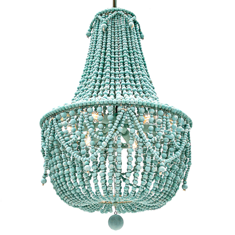 Люстра Chanteuse Chandelier Turquoise Бирюзовый в Ульяновске | Loft Concept 