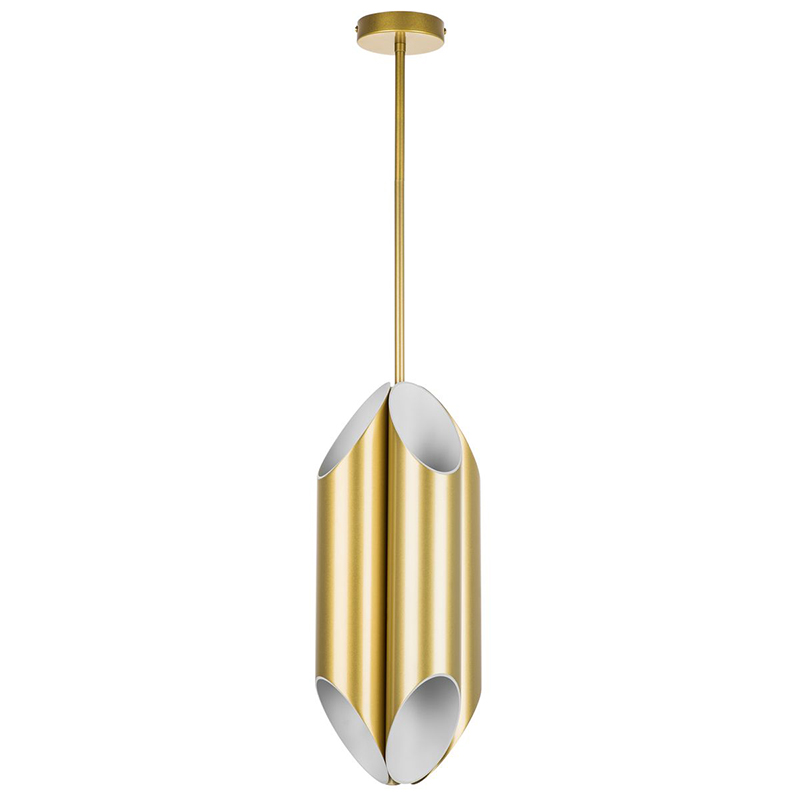 Подвесной светильник Garbi Gold Pipe Organ Hanging Lamp Золотой Белый в Ульяновске | Loft Concept 