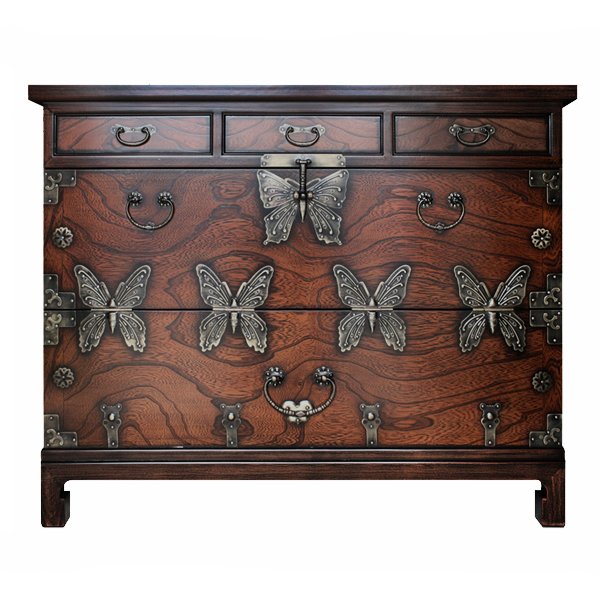 Китайский комод Chinoiserie chest of drawers Butterfly  в Ульяновске | Loft Concept 