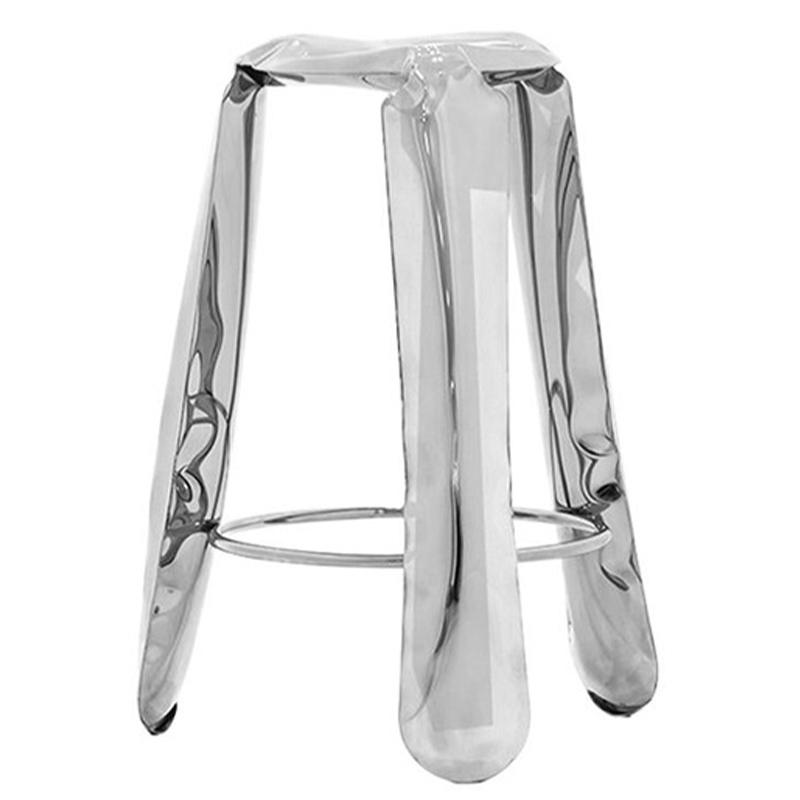 Барный стул Stainless Steel Bar Plopp Stool by Zieta Хром в Ульяновске | Loft Concept 