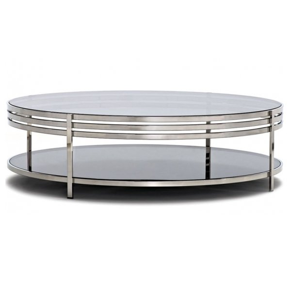 Столик Ula Round coffee table ULA002 Нержавеющая сталь в Ульяновске | Loft Concept 