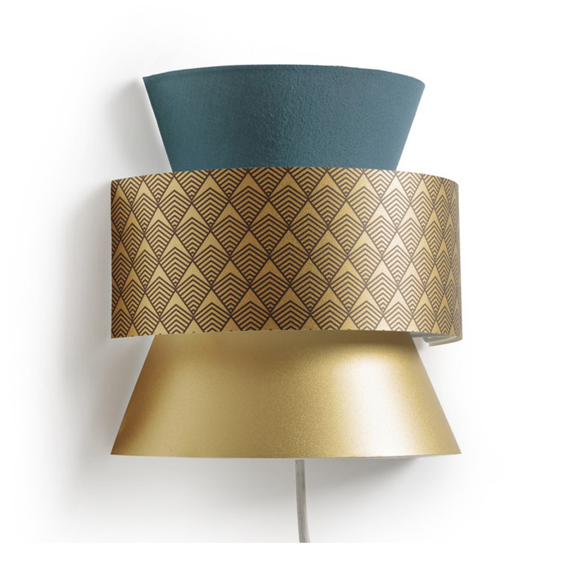 Бра Sconce Blue & Gold Синий Золотой в Ульяновске | Loft Concept 