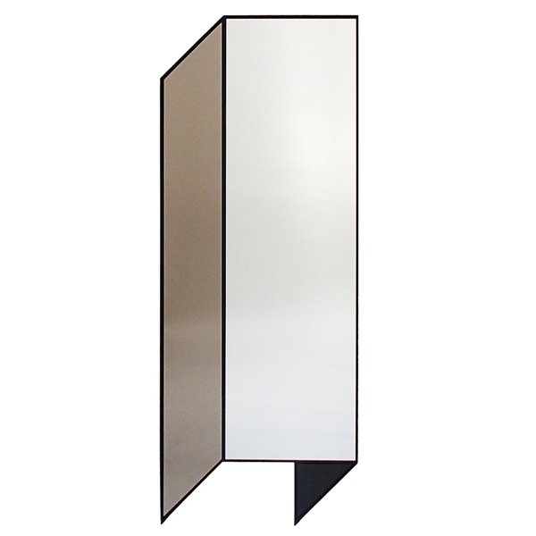 Зеркало Bower Fold Floor Shape Mirror Прозрачный Черный Серый в Ульяновске | Loft Concept 