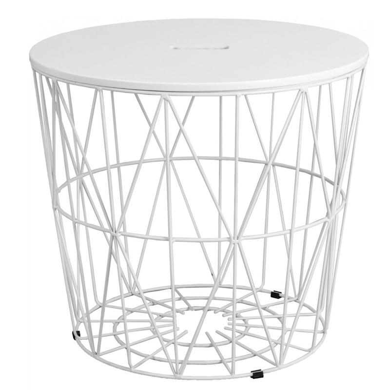 Приставной стол Cambria Side Table white Белый в Ульяновске | Loft Concept 