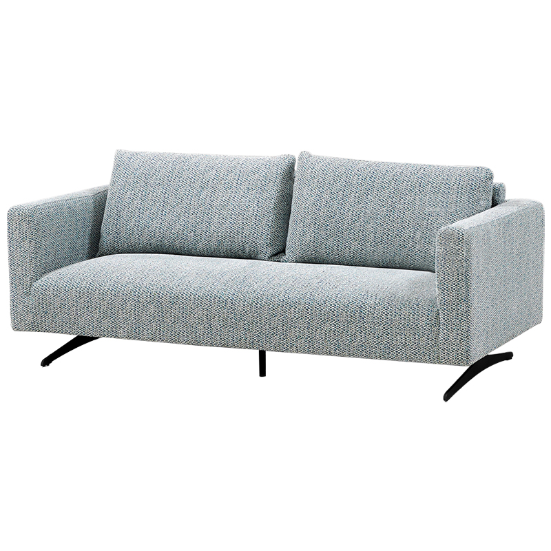 Диван Callie Blue Sofa Голубой Черный в Ульяновске | Loft Concept 