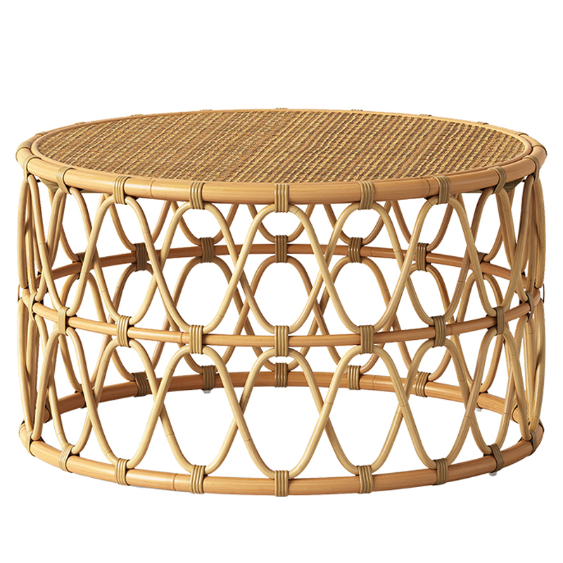 Кофейный стол Lotta Wicker Coffee Table Древесина в Ульяновске | Loft Concept 