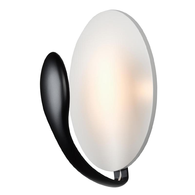 Бра Devi Black Spot Wall Lamp Белый Черный в Ульяновске | Loft Concept 