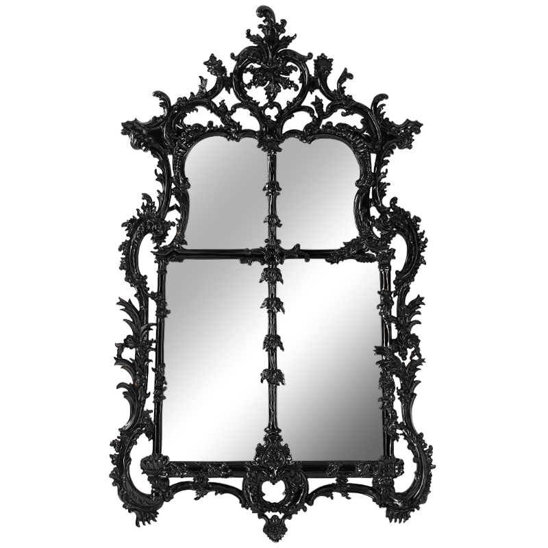 Зеркало Emblemes Mirror Black Wood Черный в Ульяновске | Loft Concept 