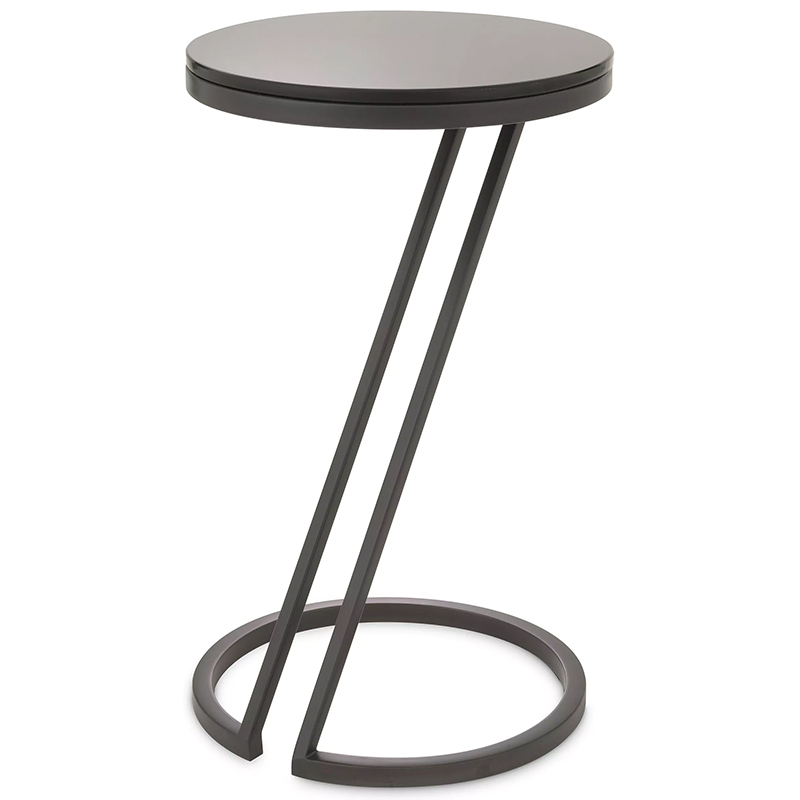 Приставной стол Eichholtz Side Table Falcone Black Черный в Ульяновске | Loft Concept 