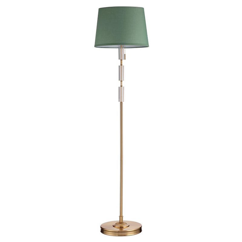 Торшер Ramona Green Floor lamp Бронза Зеленый в Ульяновске | Loft Concept 