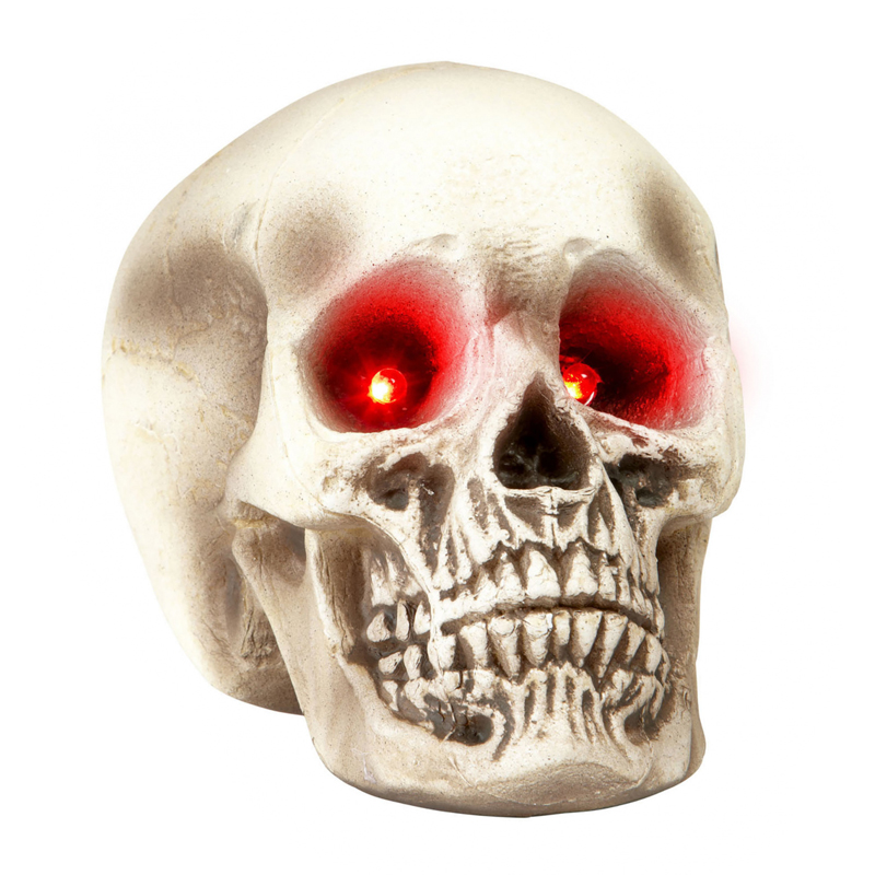 Аксессуар HALLOWEEN Skull Red Eyes Серый в Ульяновске | Loft Concept 